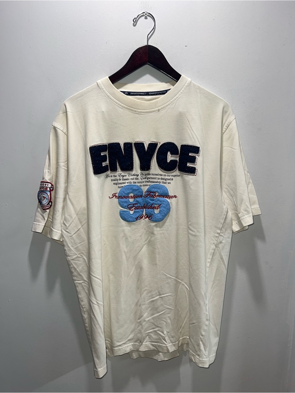 👕🌶 Y2K Enyce "Spellout 96" Oversized T-Shirt